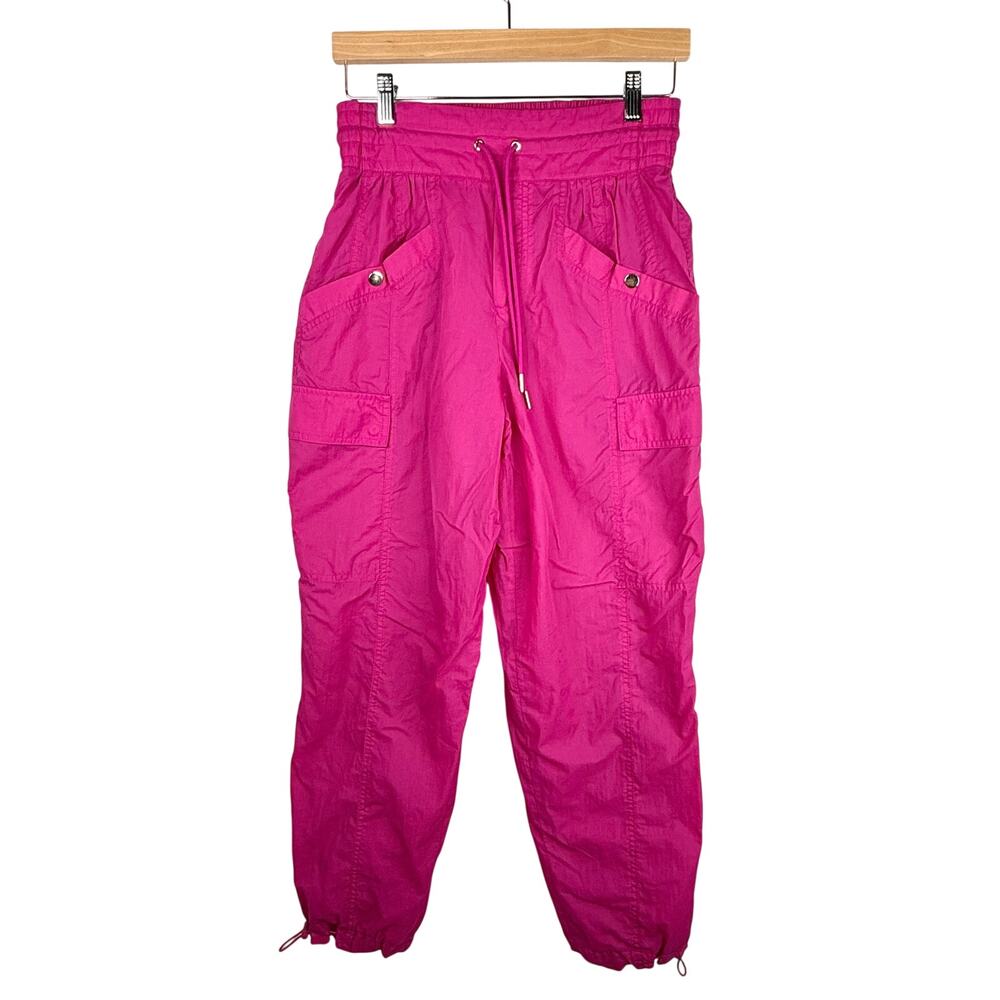 Athleta x Alicia Keys Pink High Waist Utility Jogger Pants Size 4